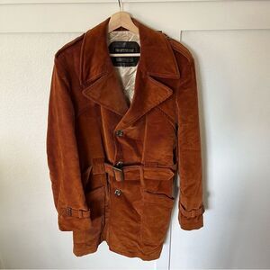 Vintage The Country Sears Coat Men's 44 Tall Corduroy Chore Barn Coat.